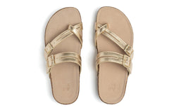 Lanai Thong Sandal Light Gold | Women ABEO Footwear Sandals