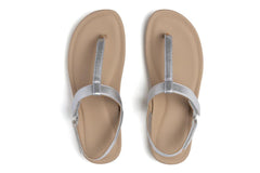 Oasis T Strap Silver | Women ABEO Footwear Sandals