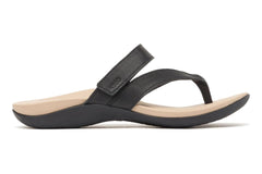 Oasis Thong Sandal Black Majestic | Women ABEO Footwear Sandals
