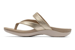 Oasis Thong Sandal Light Gold | Women ABEO Footwear Sandals