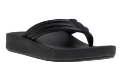 Paseo Thong Sandal Black | Women ABEO Footwear Sandals