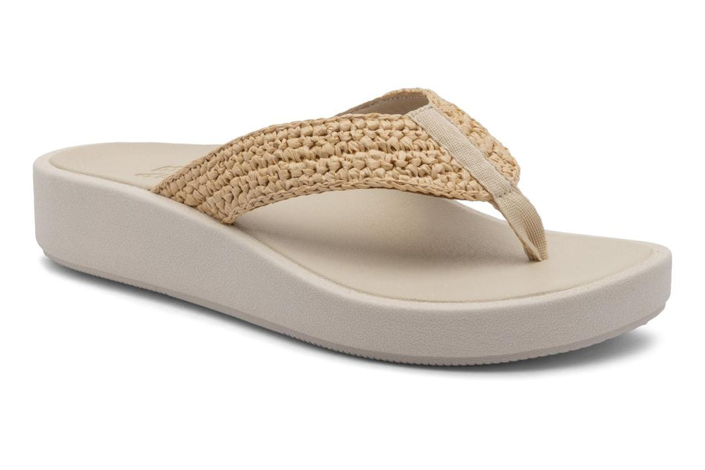 Paseo Thong Sandal Raffia | Women ABEO Footwear Sandals