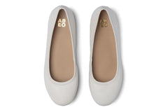 Promenade Flat White | Women ABEO Footwear Dress