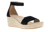Riviera Ankle Sandal Black Suede | Women ABEO Footwear Sandals