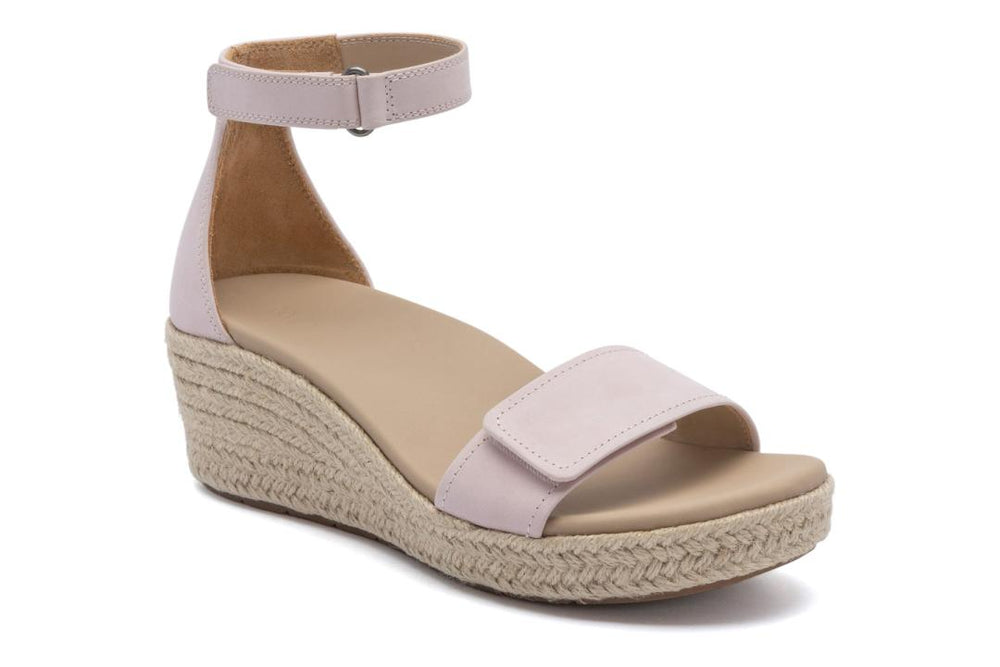 Riviera Ankle Sandal Pink Nubuck | Women ABEO Footwear Sandals