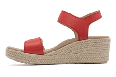 Riviera Strap Sandal Red | Women ABEO Footwear Sandals