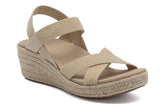 Riviera Stretch Linen | Women ABEO Footwear Sandals