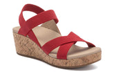 Riviera Stretch Red | Women ABEO Footwear Sandals
