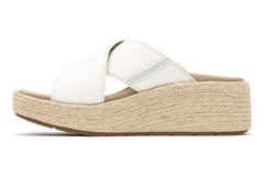Solstice Cross Slide Coconut Milk | Women ABEO Footwear Sandals
