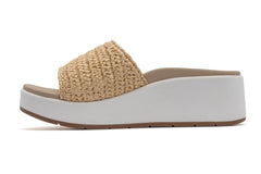 Solstice Slide Raffia | Women ABEO Footwear Sandals