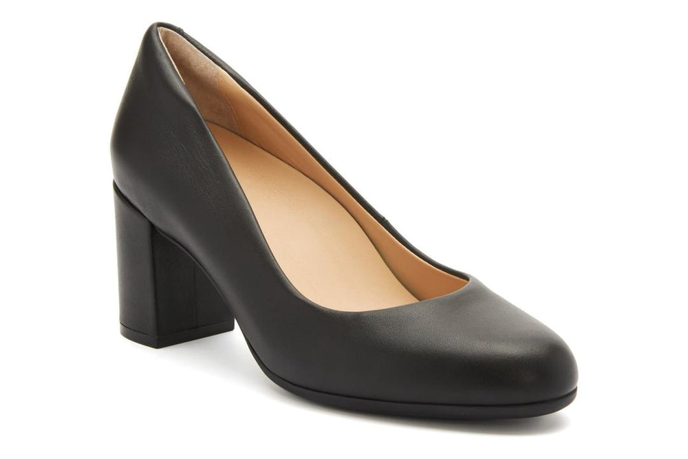 Tempo Pump Black Leather | Women ABEO Footwear Dress