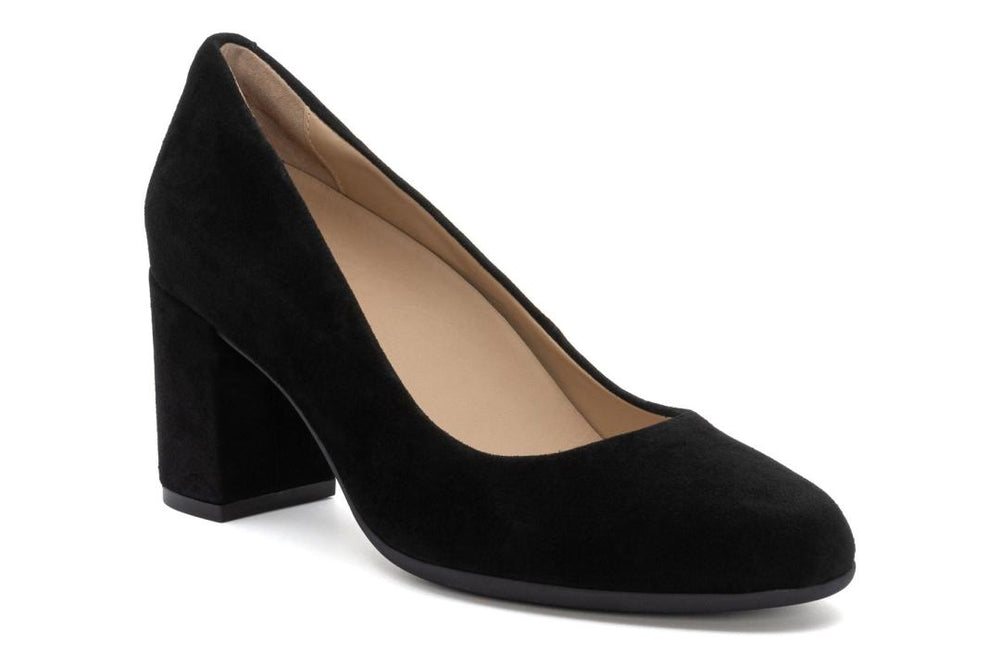 Tempo Pump Black Suede | Women ABEO Footwear Dress