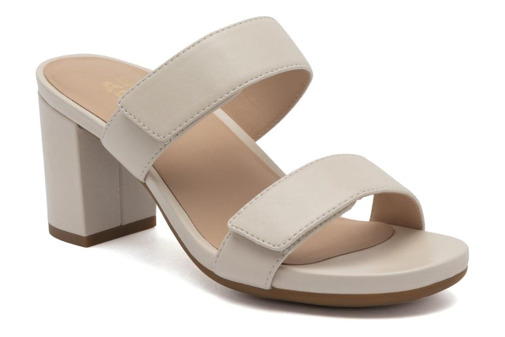 Tempo Slide Off White Leather | Women ABEO Footwear Dress