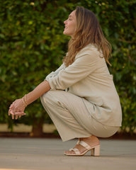 Tempo Slide Off White Leather | Women ABEO Footwear Dress