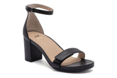 Tempo Strap Black Leather | Women ABEO Footwear Dress