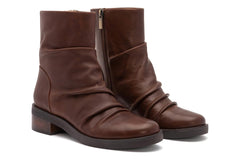 Traverse Scrunch Brown | Women ABEO Footwear Boots