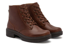 Vista Lace Dark Tan | Women ABEO Footwear Boots