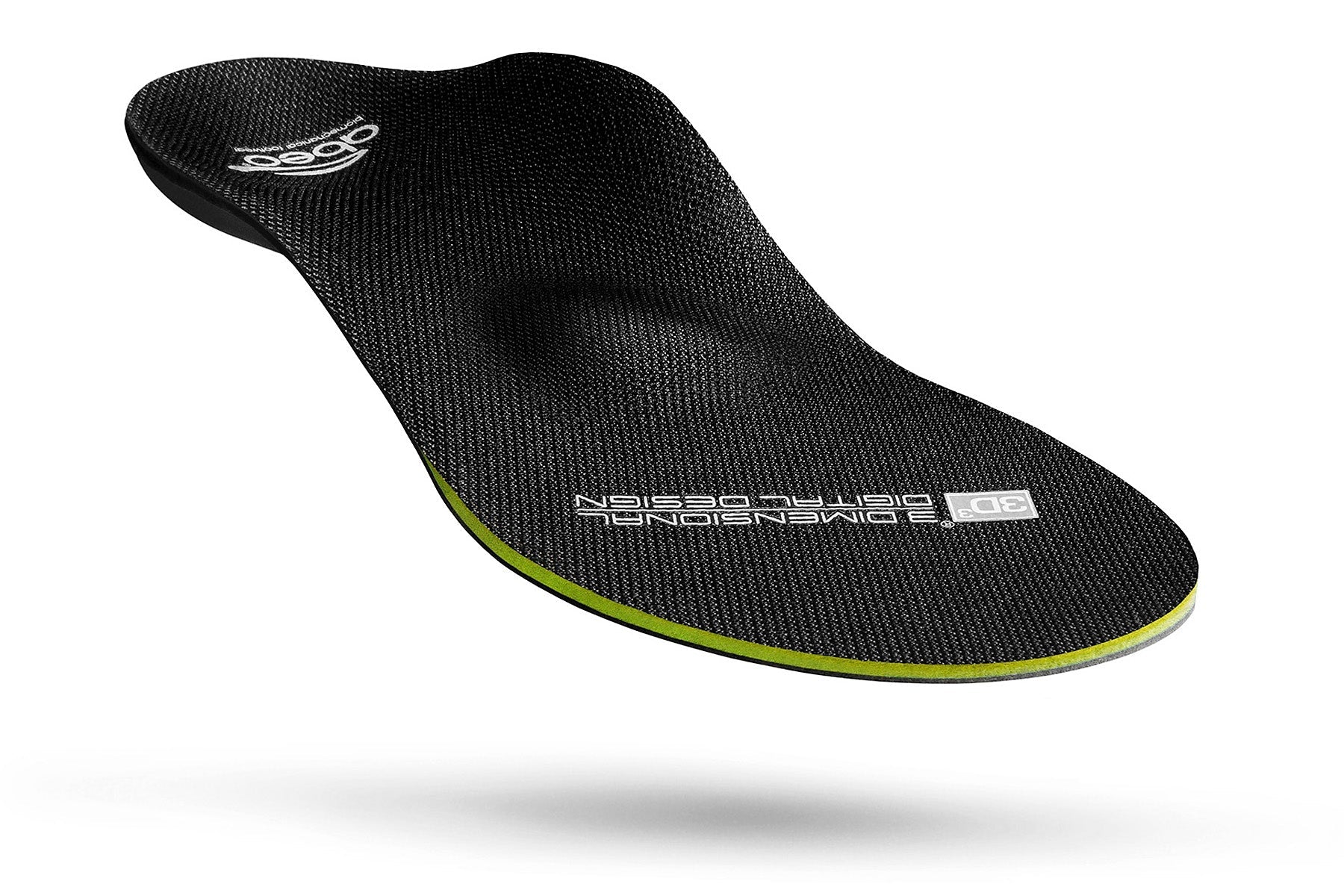 3D3 Orthotics Premium Orthotic Mens Metatarsal - Black