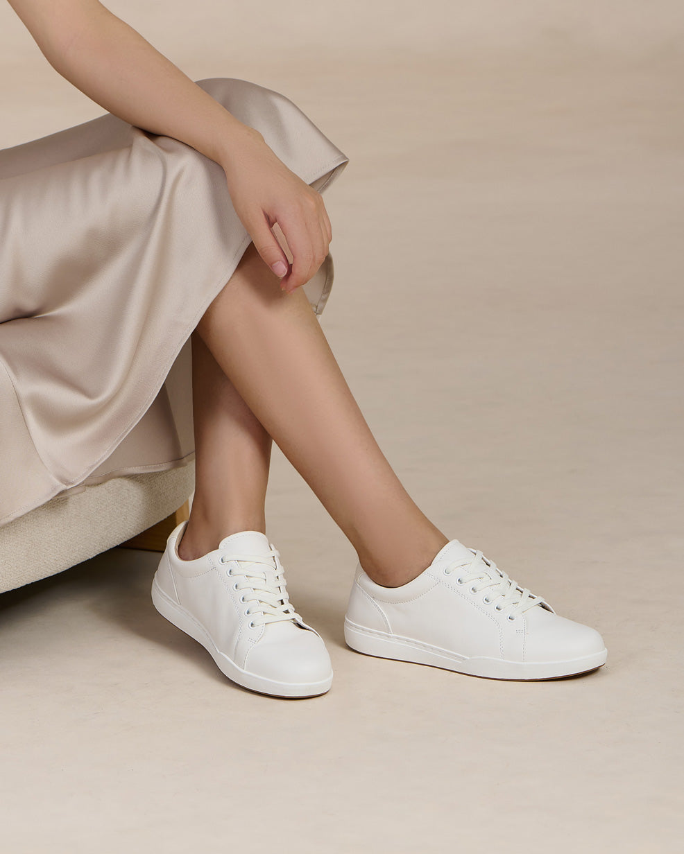 Encore Sneaker - White Leather