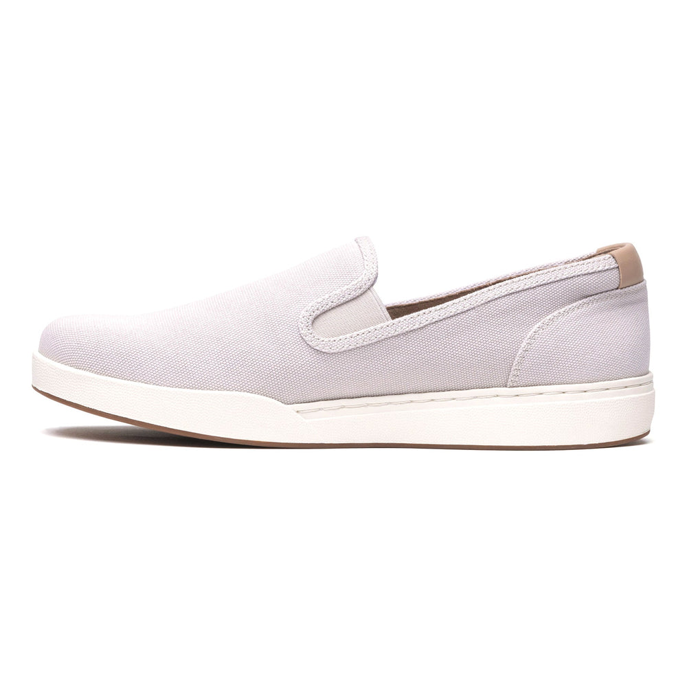 Encore Slip On - Taupe Khaki Canvas