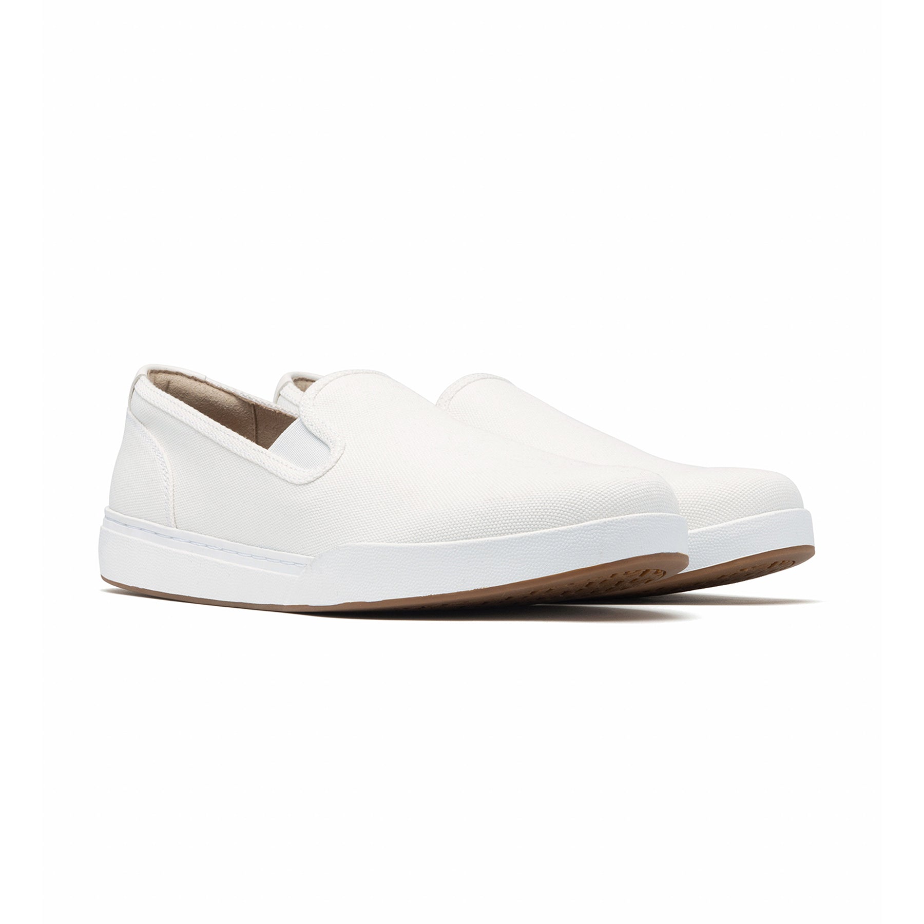 Encore Slip On - White Canvas
