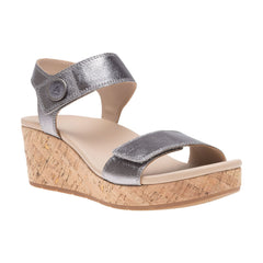Riviera Strap Sandal Metatarsal - Pewter