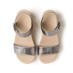 Riviera Strap Sandal Metatarsal - Pewter