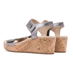 Riviera Strap Sandal Metatarsal - Pewter