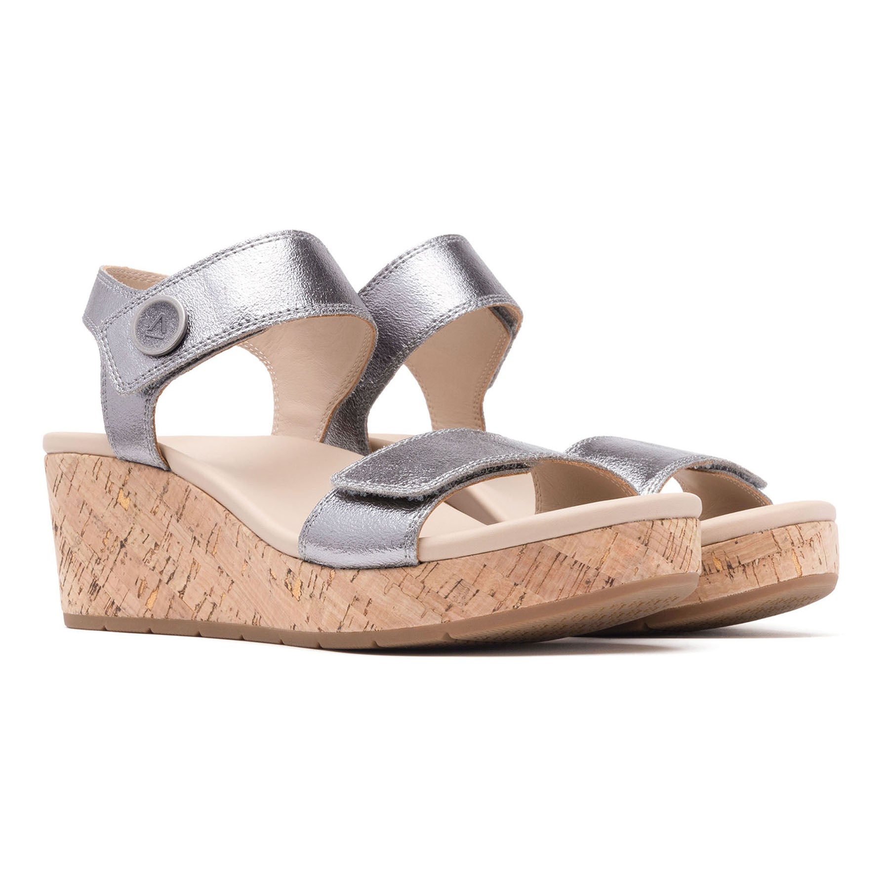 Riviera Strap Sandal Metatarsal - Pewter