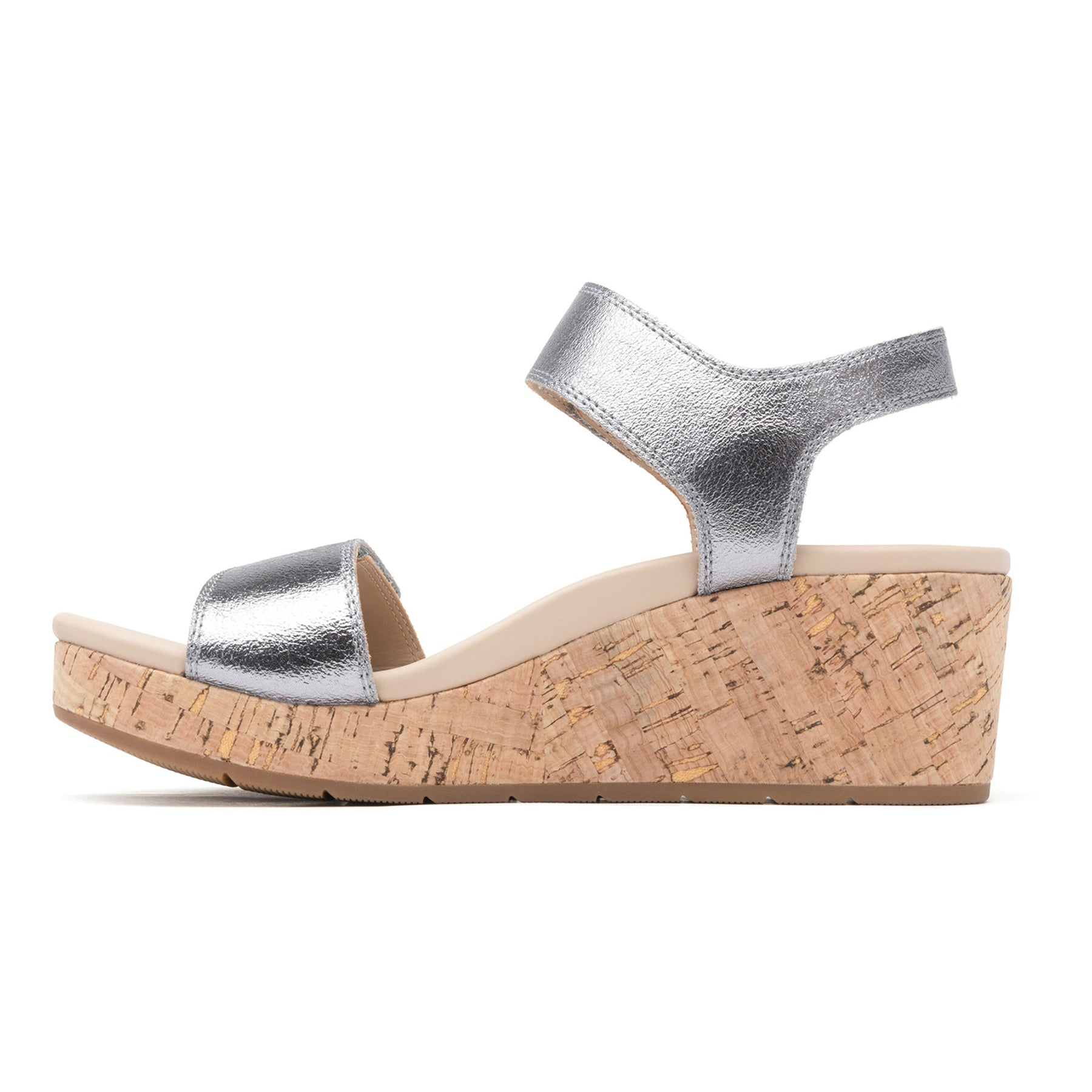 Riviera Strap Sandal Metatarsal - Pewter