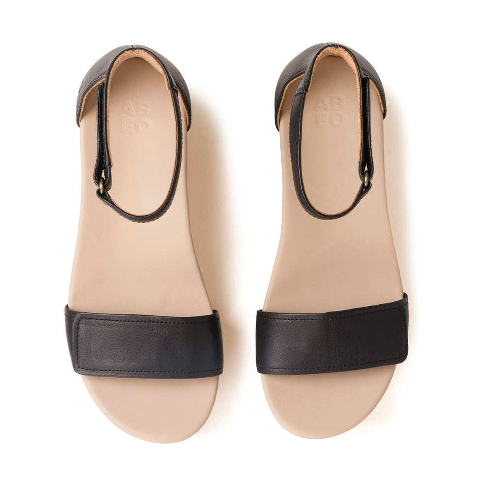 Riviera Ankle Sandal Metatarsal - Black Nubuck