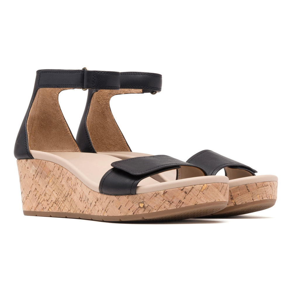 Riviera Ankle Sandal Metatarsal - Black Nubuck