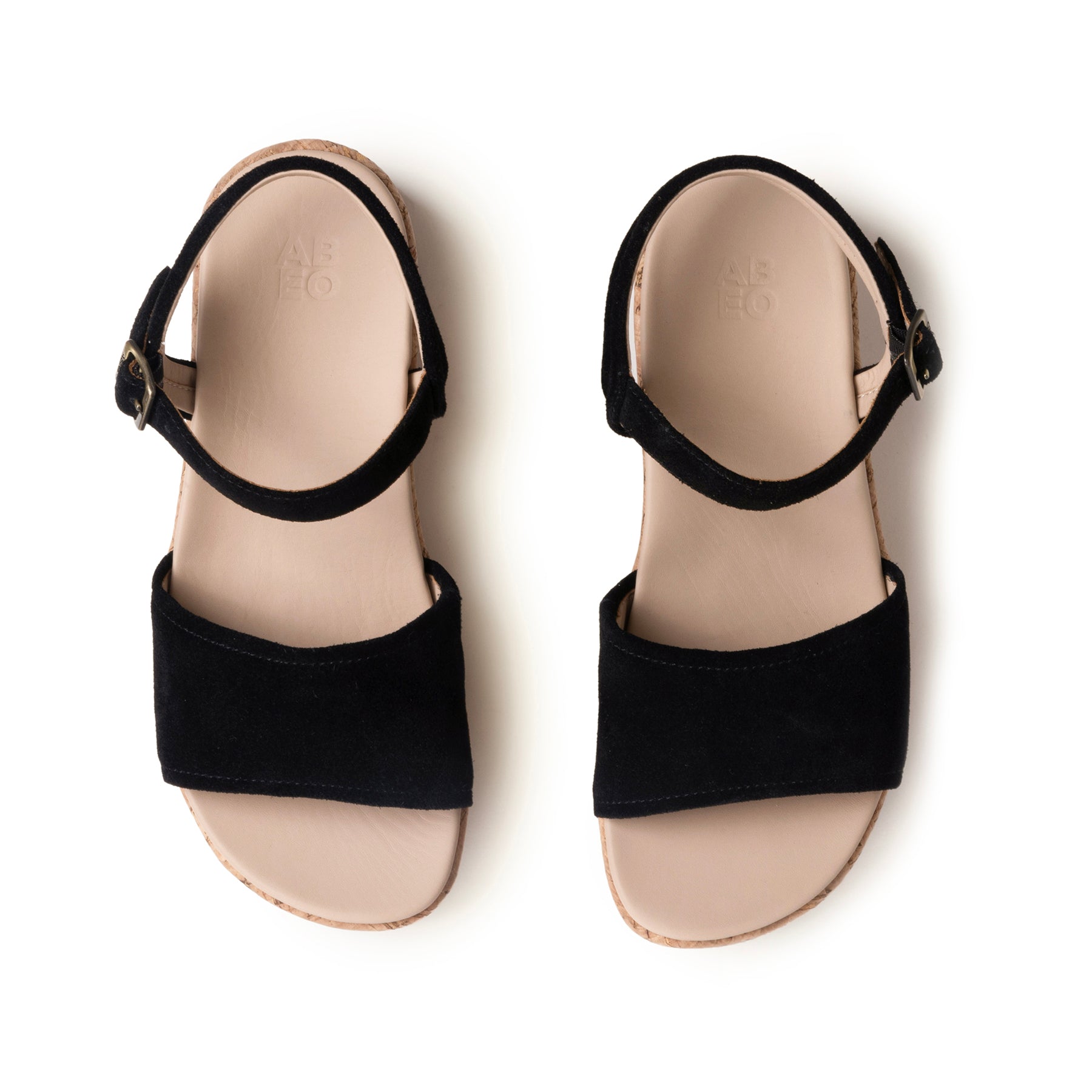 Solstice Buckle Sandal Metatarsal - Black Suede