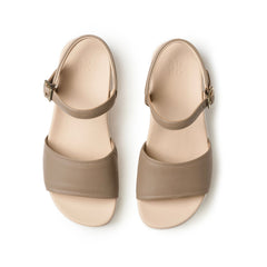 Solstice Buckle Sandal Metatarsal - Fossil Leather