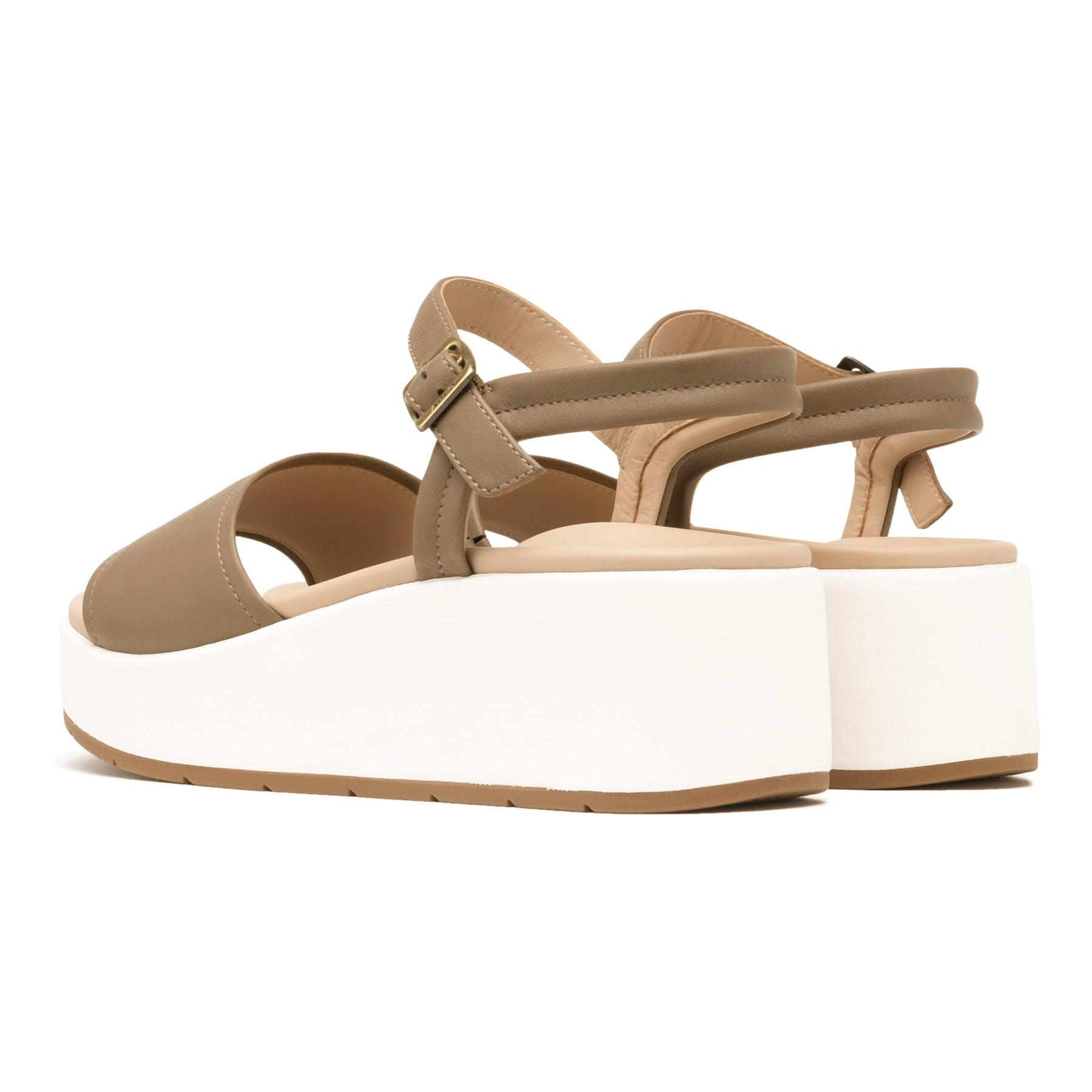Solstice Buckle Sandal Metatarsal - Fossil Leather