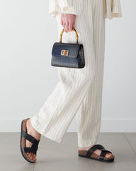 Lanai Slide Metatarsal - Black Nubuck