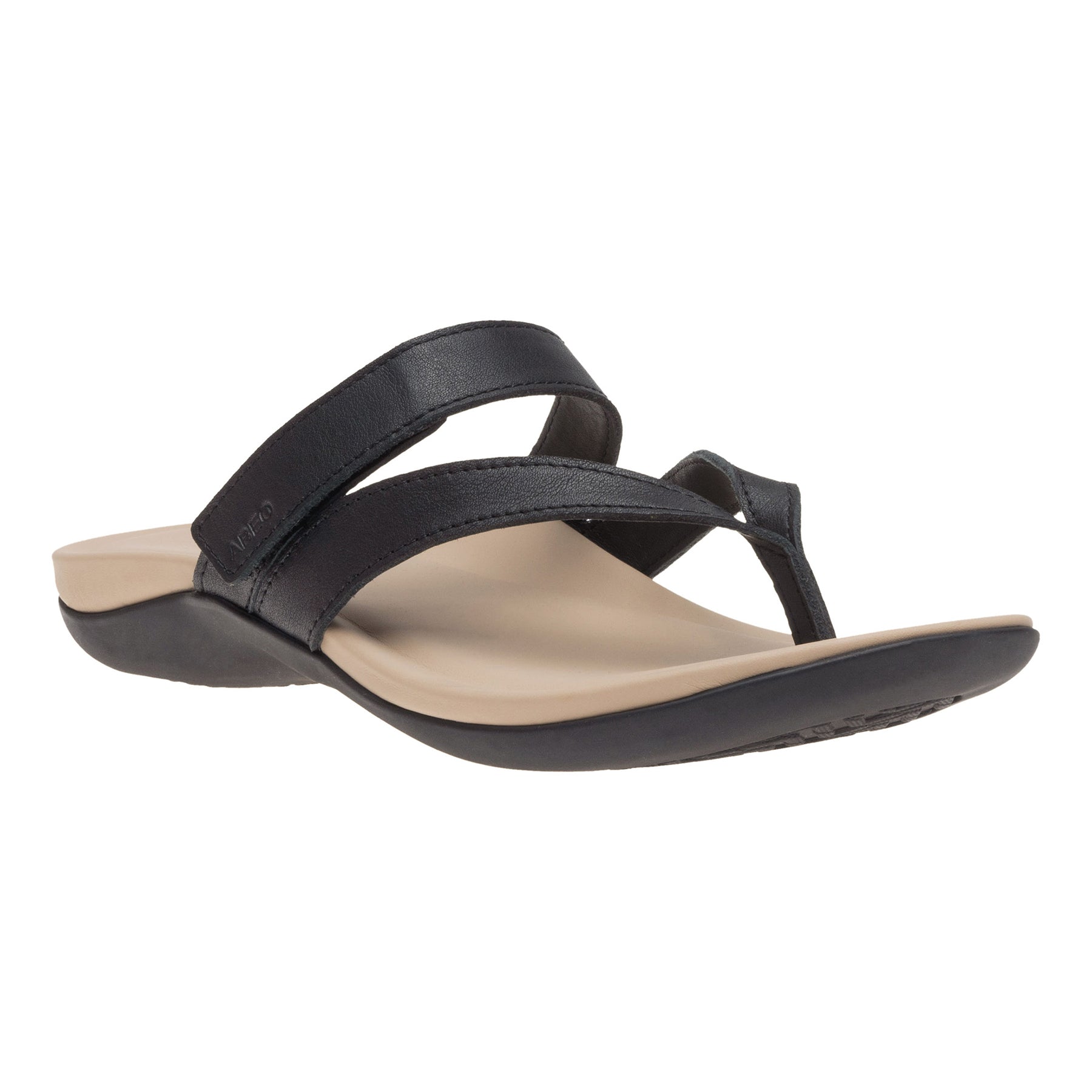 Oasis Thong Sandal Metatarsal - Black Majestic