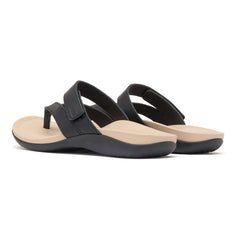 Oasis Thong Sandal Metatarsal - Black Majestic