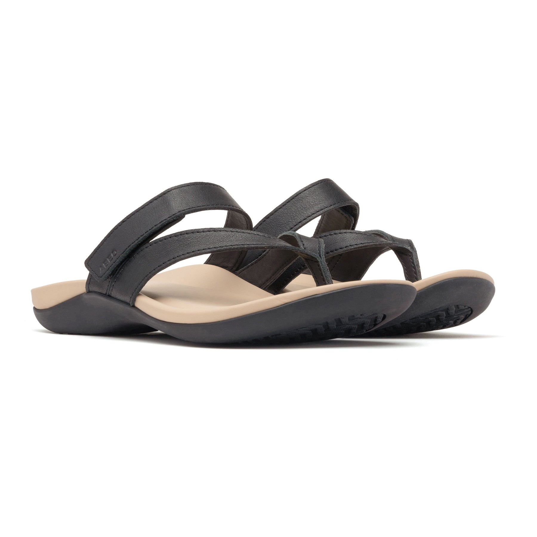 Oasis Thong Sandal Metatarsal - Black Majestic