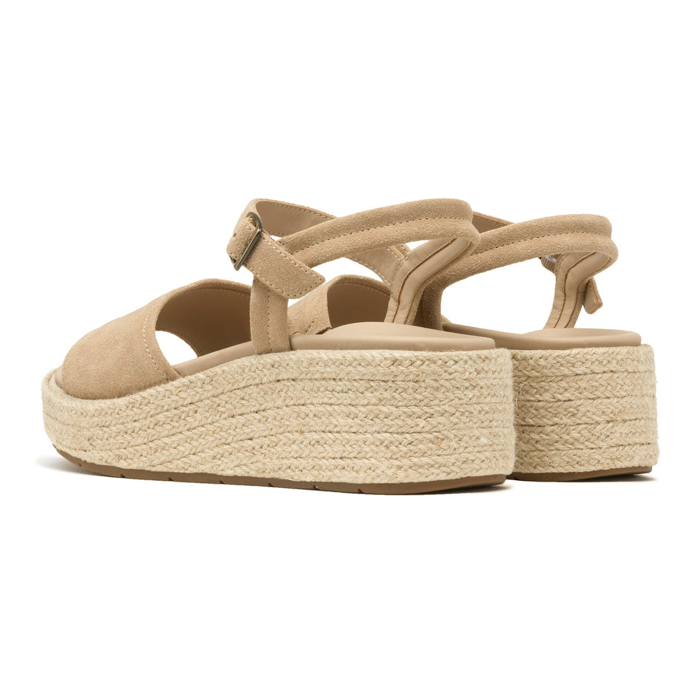 Solstice Buckle Sandal - Cuban Sand Suede