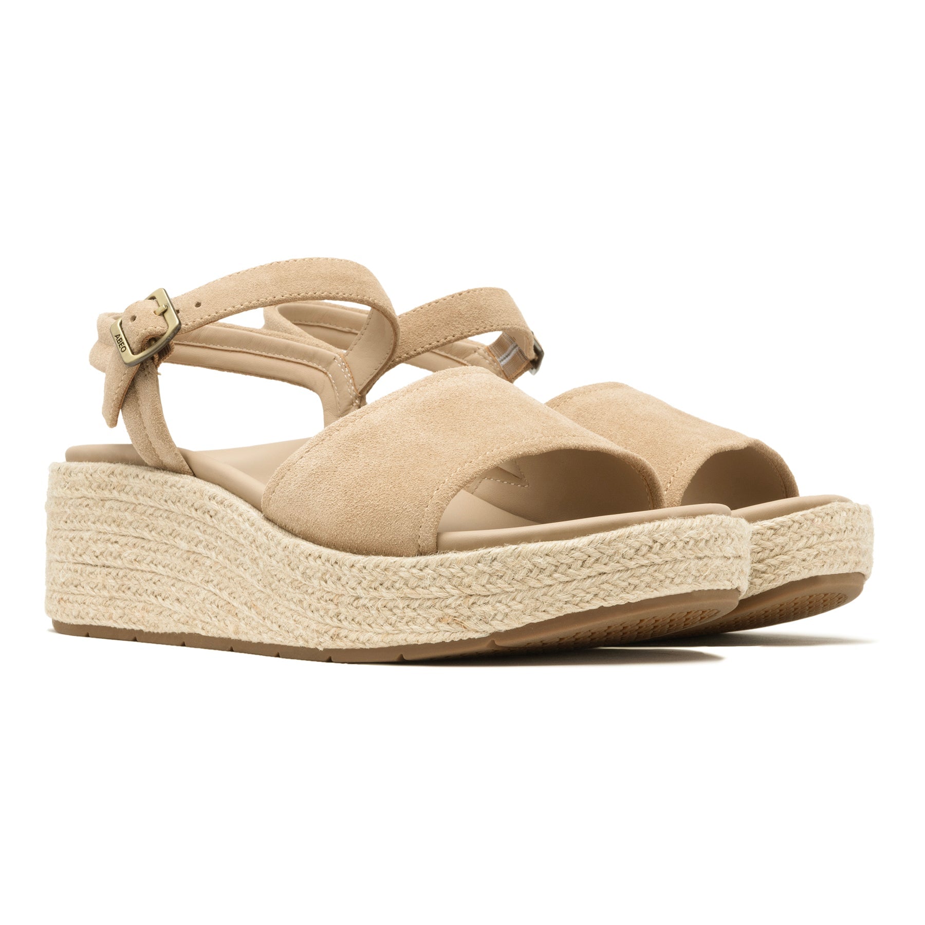 Solstice Buckle Sandal - Cuban Sand Suede