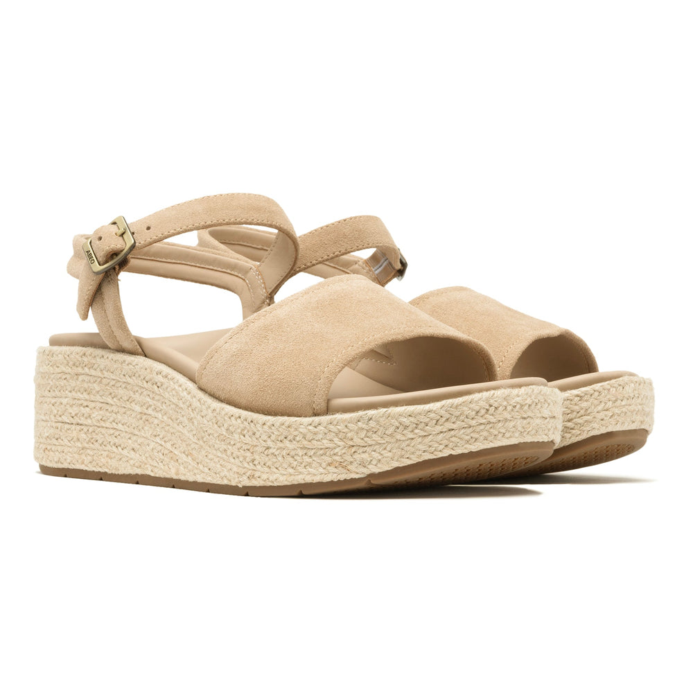 Solstice Buckle Sandal - Cuban Sand Suede