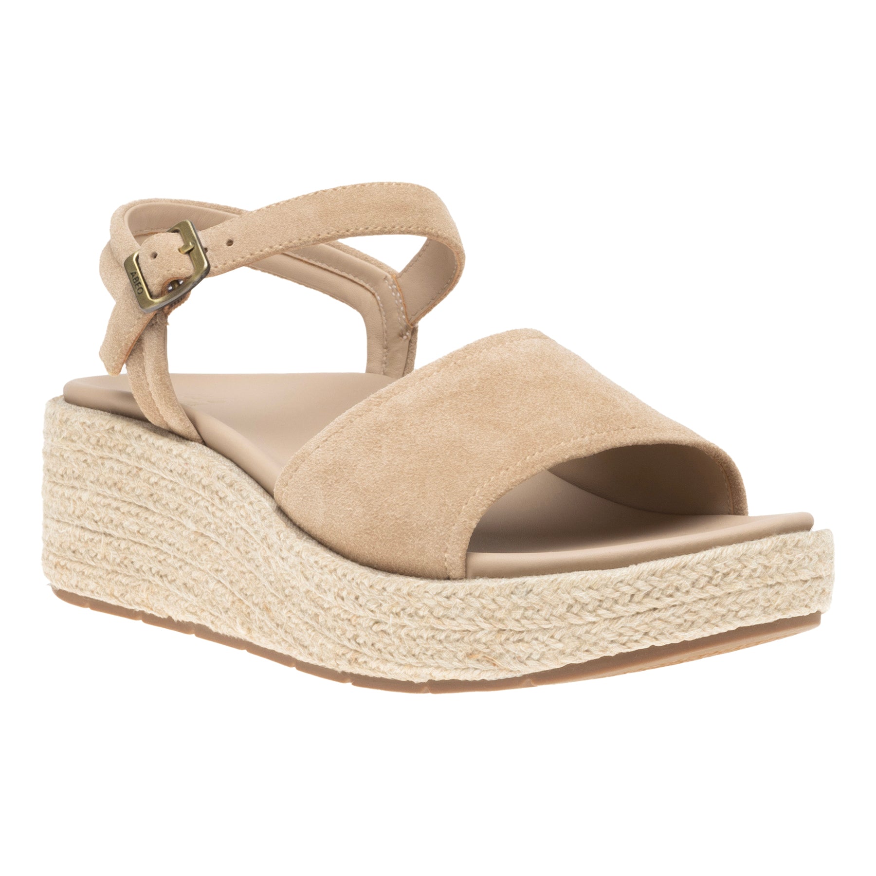 Solstice Buckle Sandal Metatarsal - Cuban Sand Suede