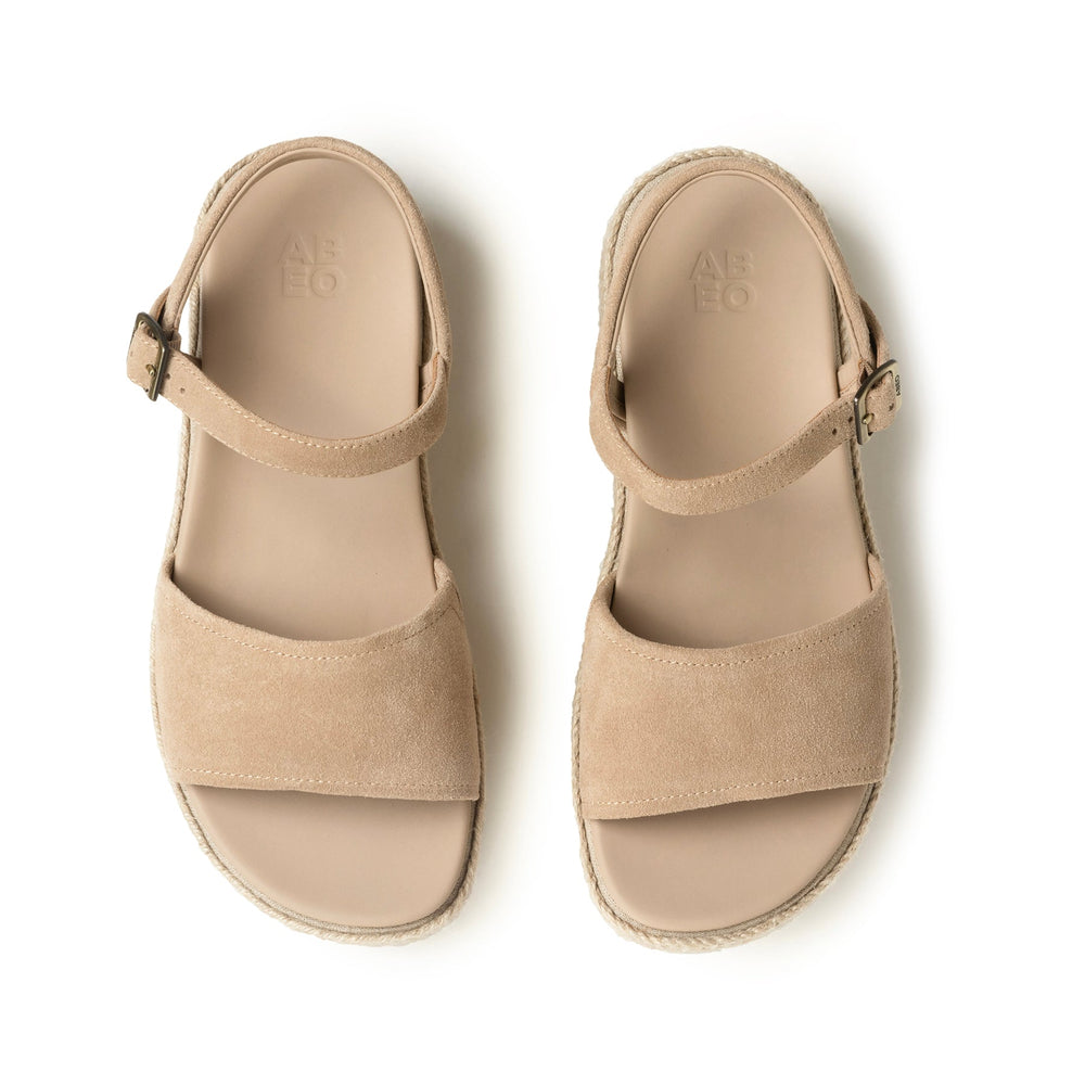 Solstice Buckle Sandal Metatarsal - Cuban Sand Suede