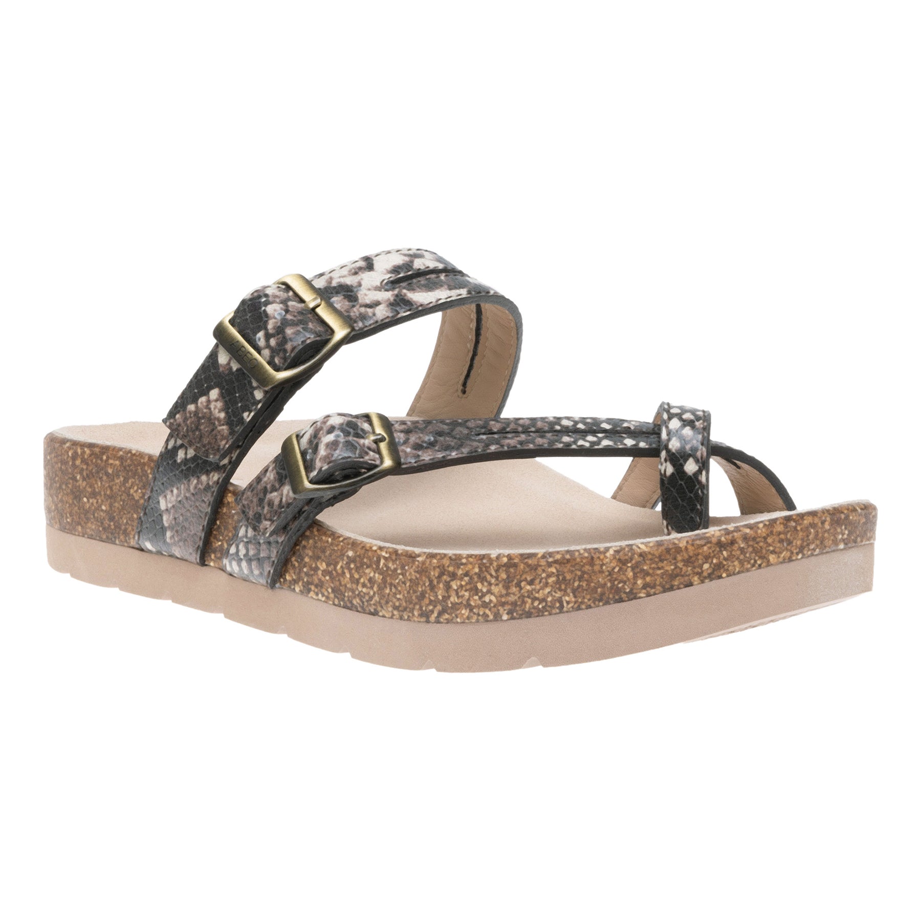 Lanai Thong Sandal Metatarsal - Natural Snake