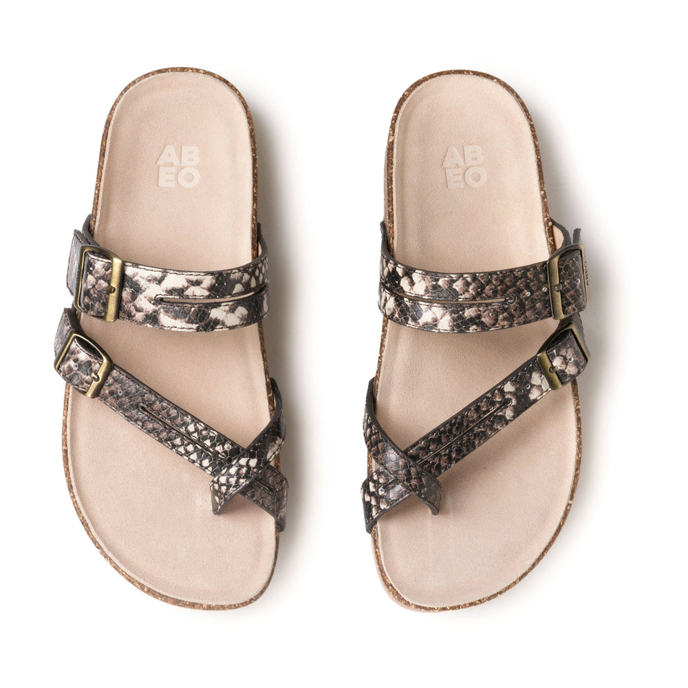 Lanai Thong Sandal Metatarsal - Natural Snake