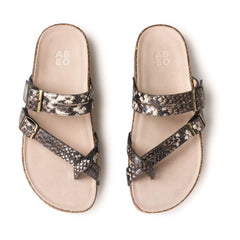 Lanai Thong Sandal Metatarsal - Natural Snake