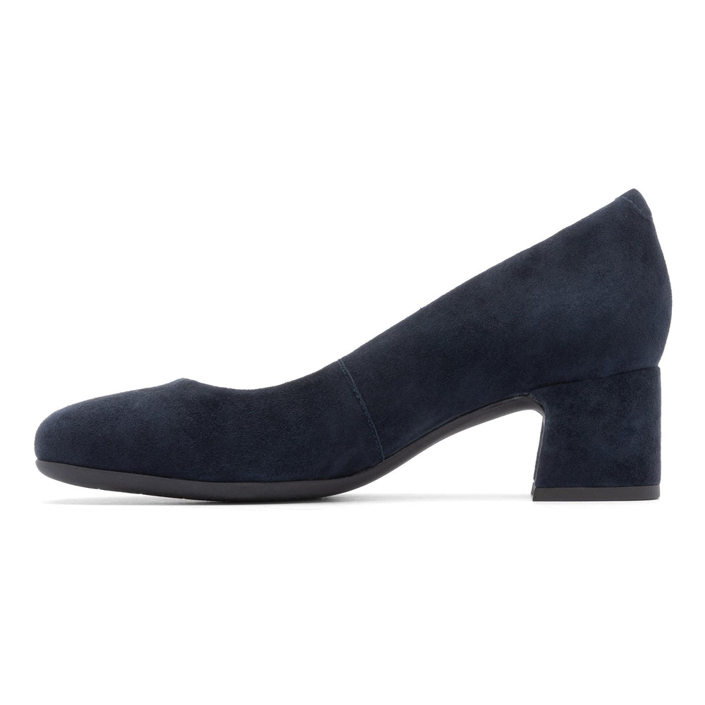 Avenue Pump - Navy Suede