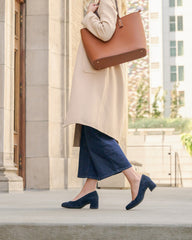 Avenue Pump Metatarsal - Navy Suede