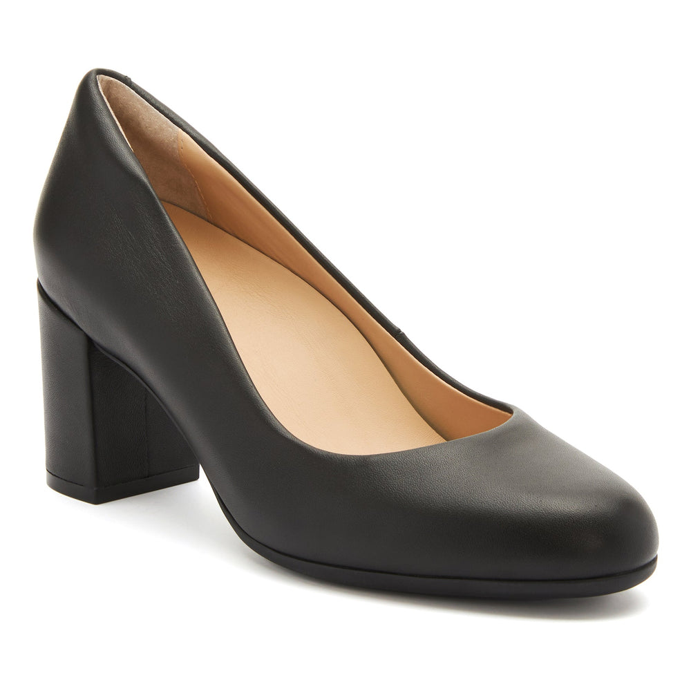 Tempo Pump - Black Leather